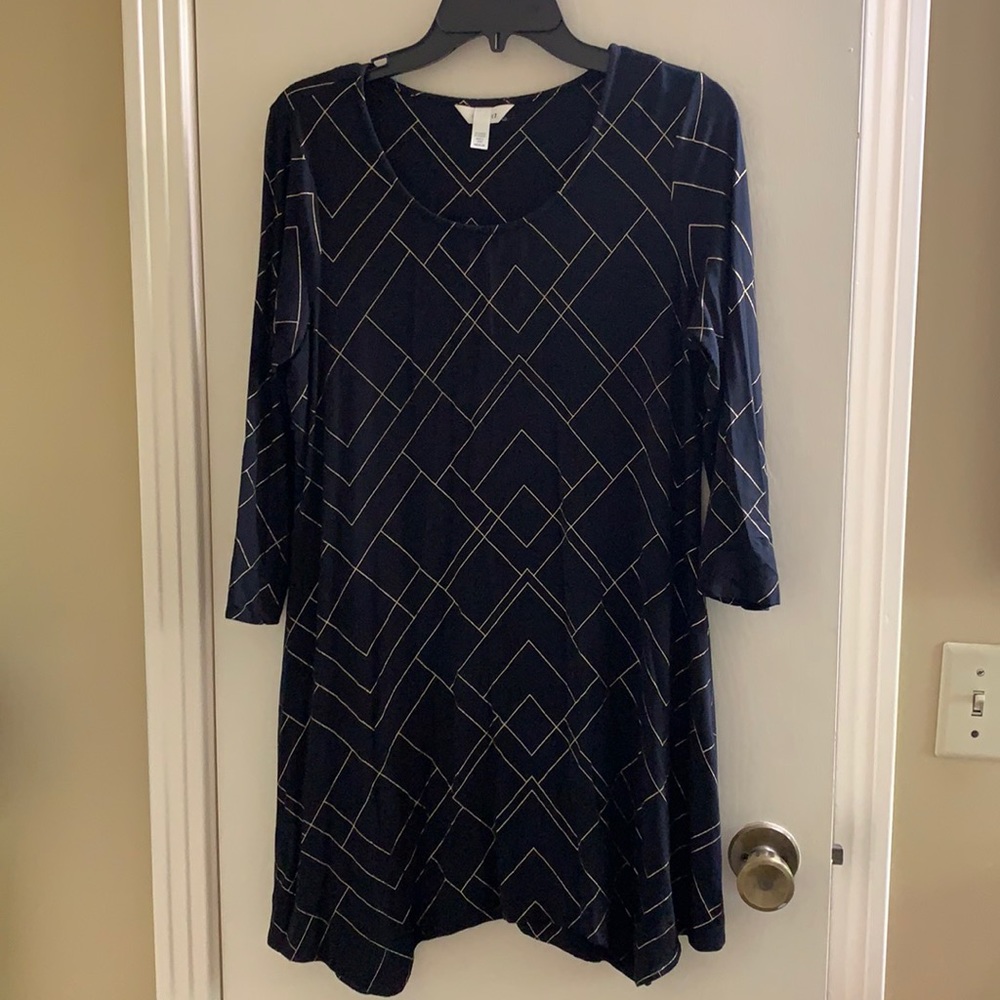 Soma black & gold tunic